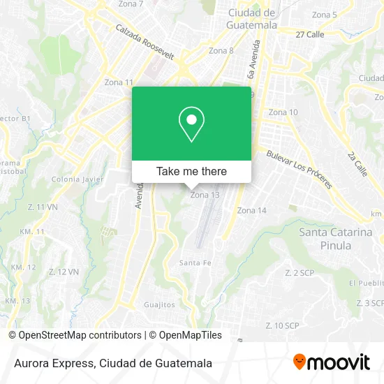 Aurora Express map