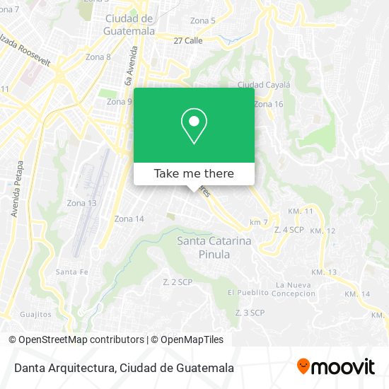 Danta Arquitectura map