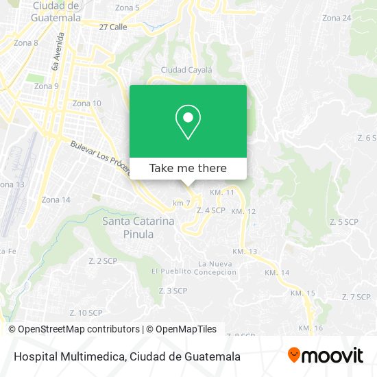 Mapa de Hospital Multimedica