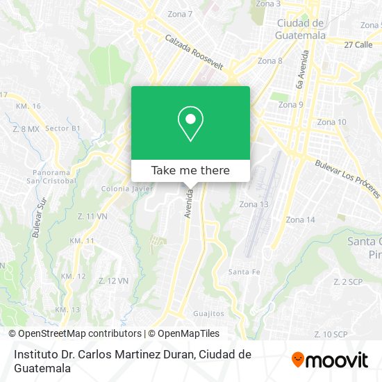 Instituto Dr. Carlos Martinez Duran map