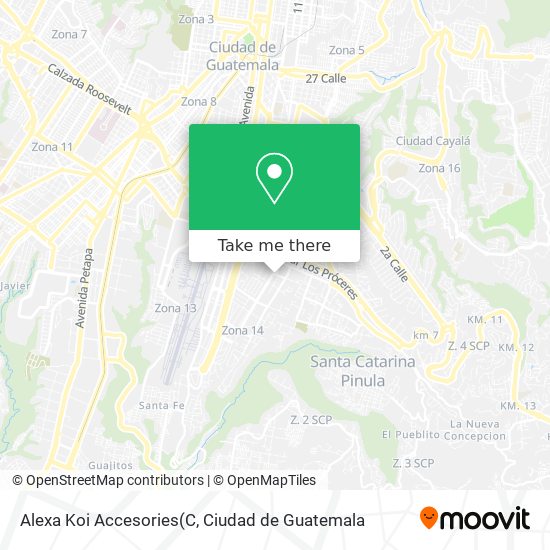 Mapa de Alexa Koi Accesories