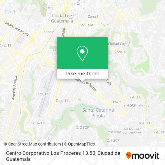 Centro Corporativo Los Proceres 13.50 map