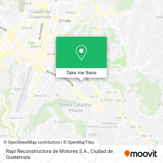 Rapi Reconstructora de Motores S.A. map