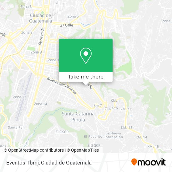 Eventos Tbmj map