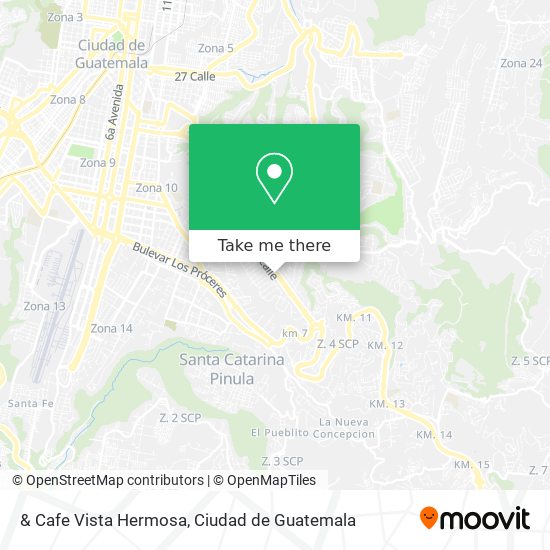 & Cafe Vista Hermosa map