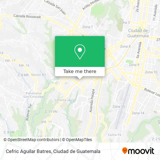 Cefric Aguilar Batres map