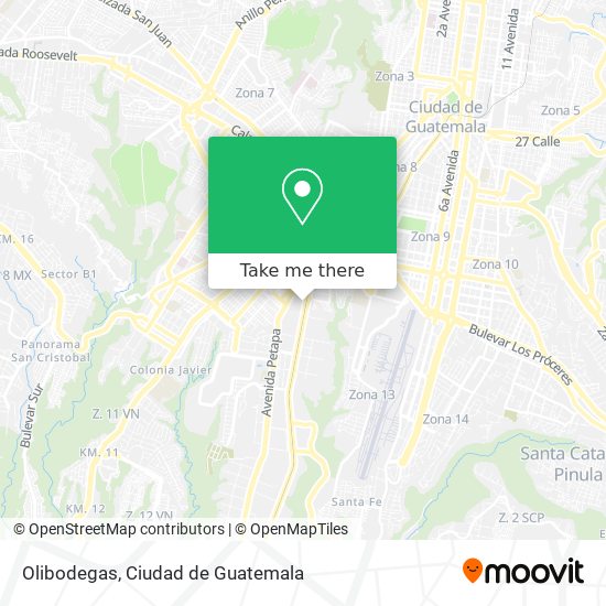 Olibodegas map