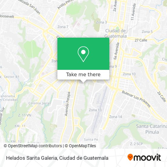 Mapa de Helados Sarita Galeria