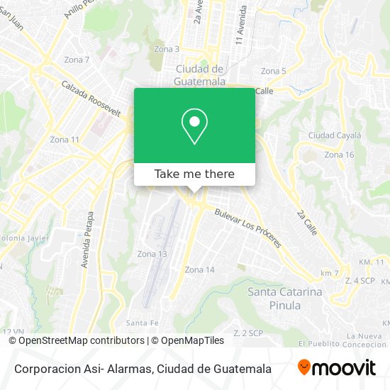 Corporacion Asi- Alarmas map