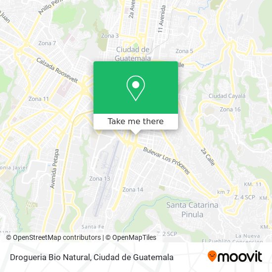 Drogueria Bio Natural map