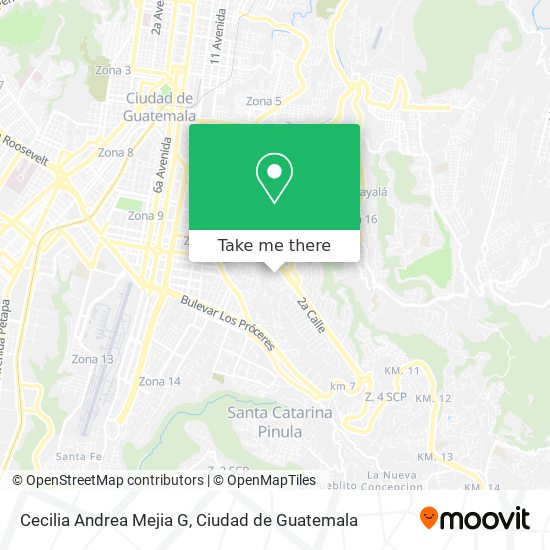 Cecilia Andrea Mejia G map