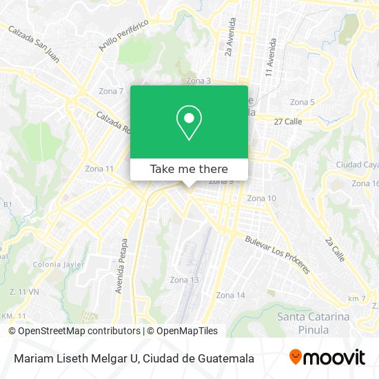 Mariam Liseth Melgar U map