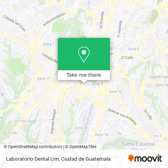 Mapa de Laboratorio Dental Lim