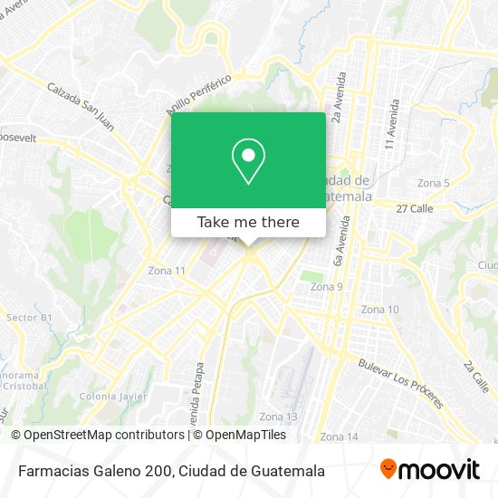 Farmacias Galeno 200 map