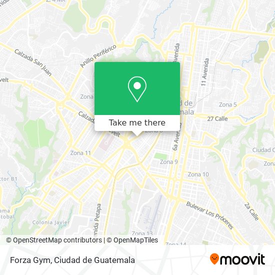 Mapa de Forza Gym