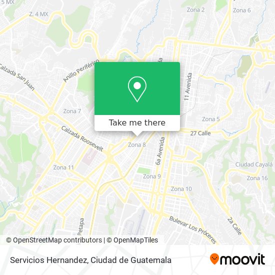 Servicios Hernandez map