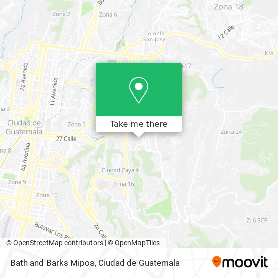 Bath and Barks Mipos map