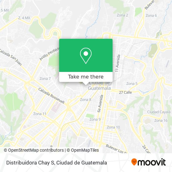 Distribuidora Chay S map