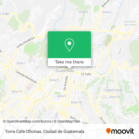 Torre Cafe Oficinas map