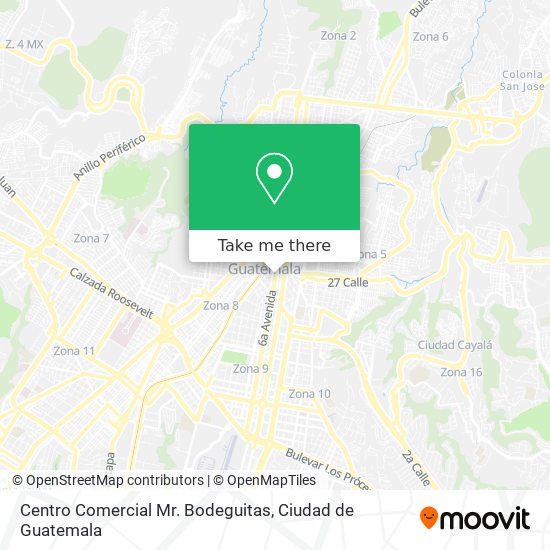 Mapa de Centro Comercial Mr. Bodeguitas