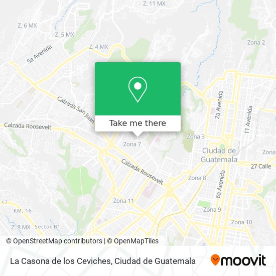 La Casona de los Ceviches map