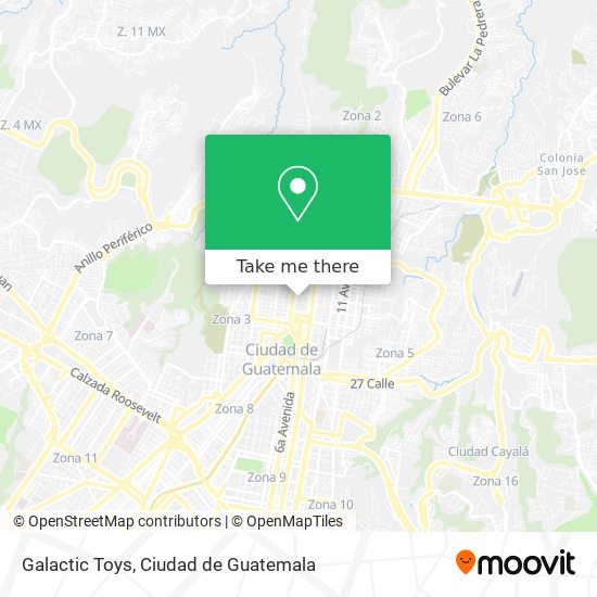 Mapa de Galactic Toys