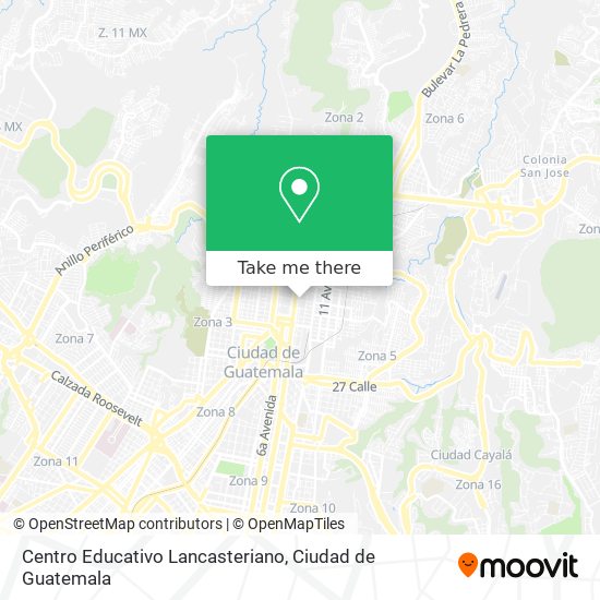 Mapa de Centro Educativo Lancasteriano