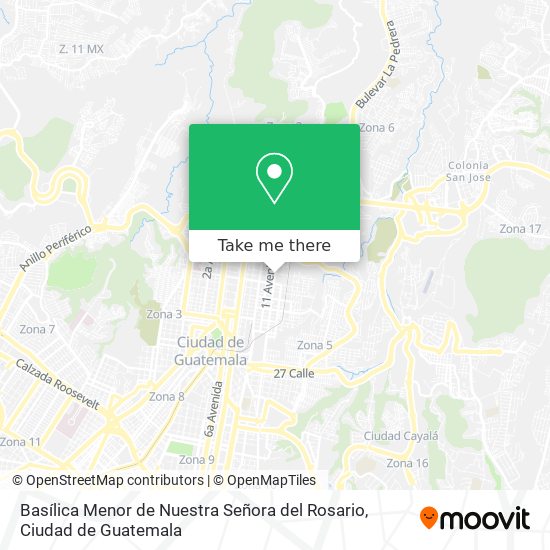 Basílica Menor de Nuestra Señora del Rosario map