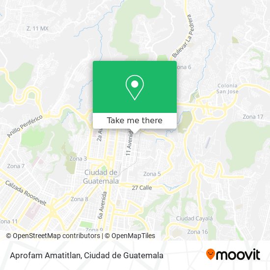 Aprofam Amatitlan map