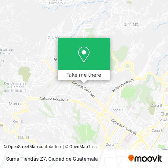 Suma Tiendas Z7 map