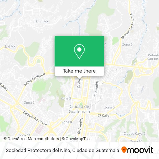 Sociedad Protectora del Niño map