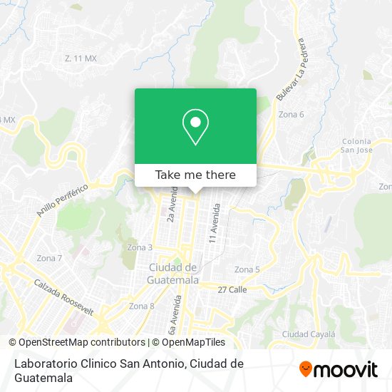 Laboratorio Clinico San Antonio map