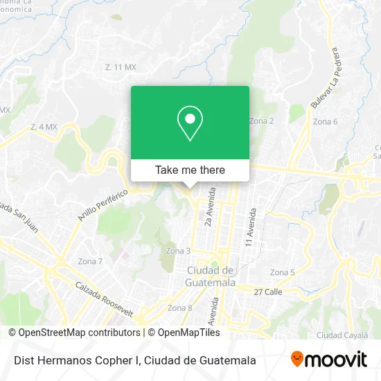 Dist Hermanos Copher I map