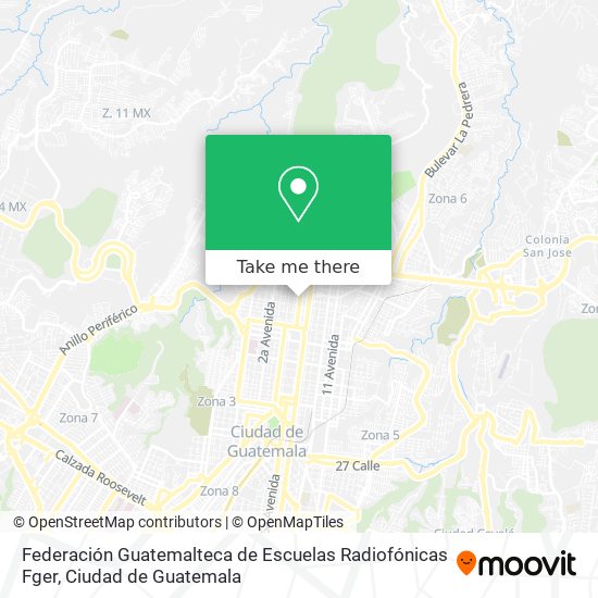 Federación Guatemalteca de Escuelas Radiofónicas Fger map