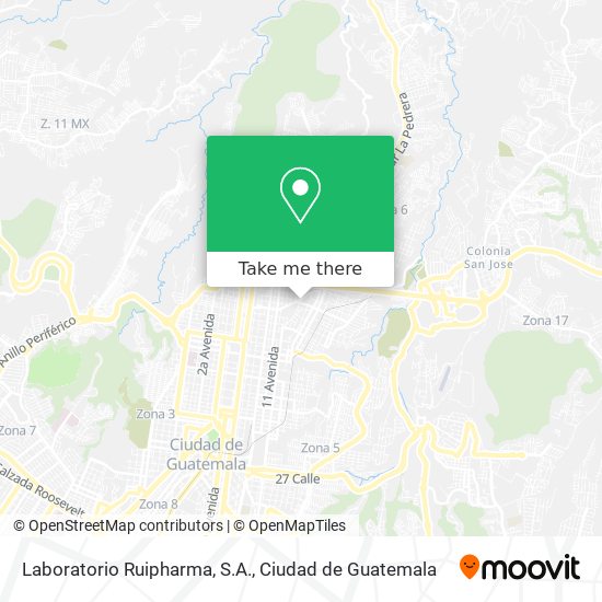 Laboratorio Ruipharma, S.A. map