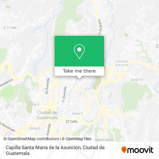 Capilla Santa María de la Asunción map