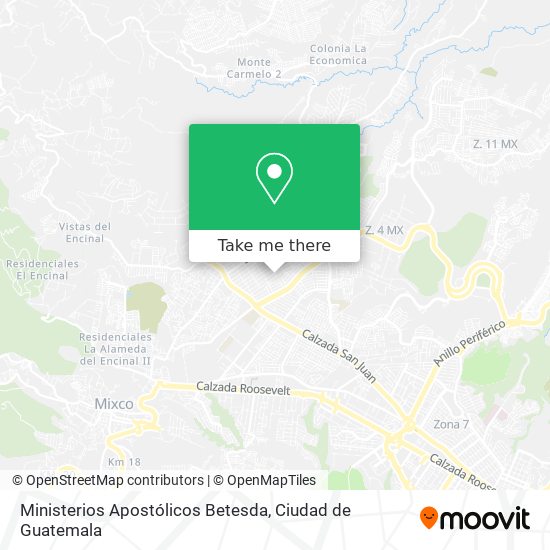 Ministerios Apostólicos Betesda map