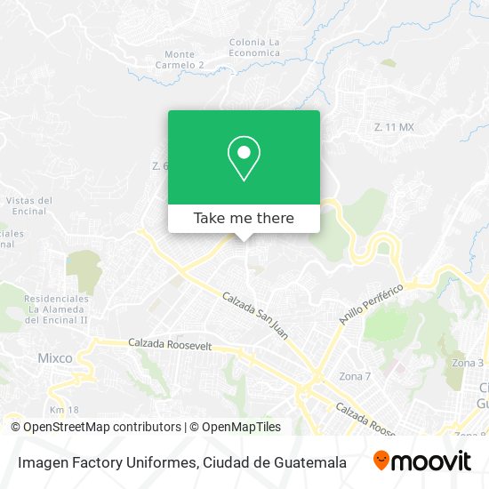 Imagen Factory Uniformes map