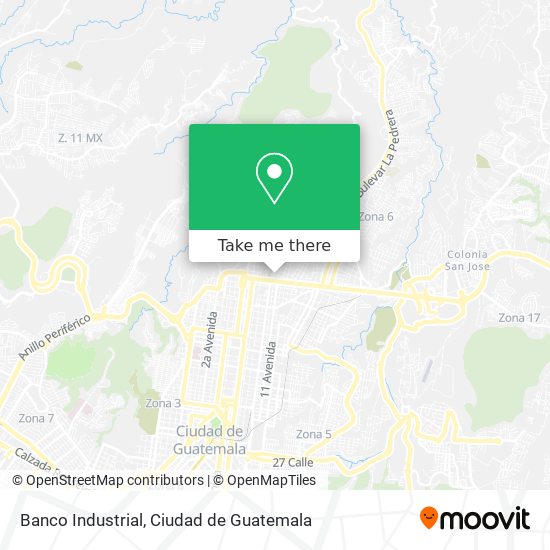 Banco Industrial map