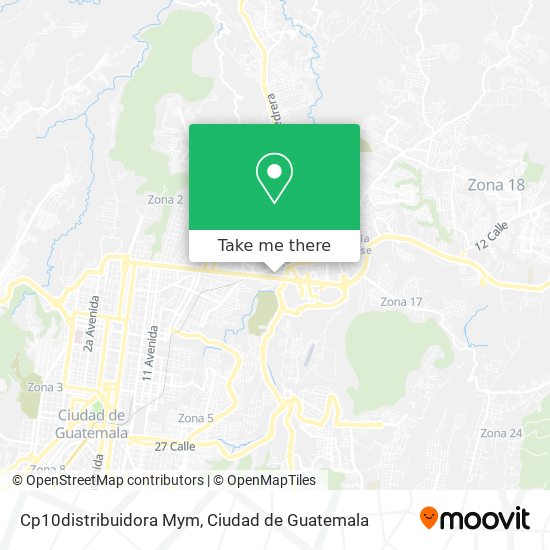 Cp10distribuidora Mym map