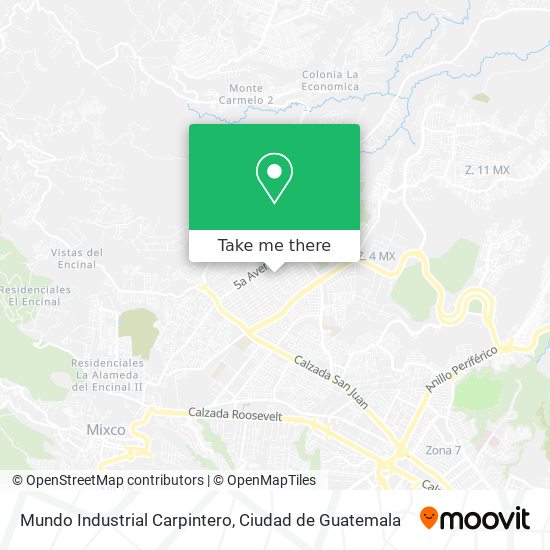 Mundo Industrial Carpintero map