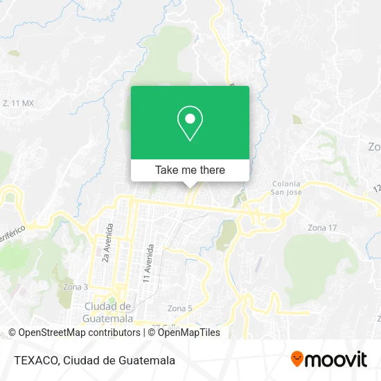 TEXACO map