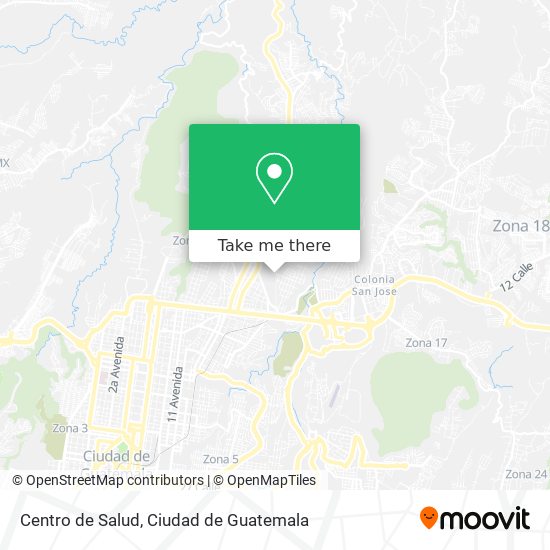 Centro de Salud map