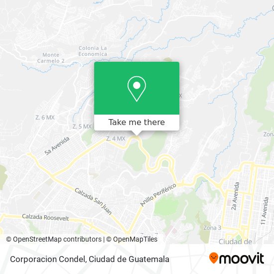 Corporacion Condel map