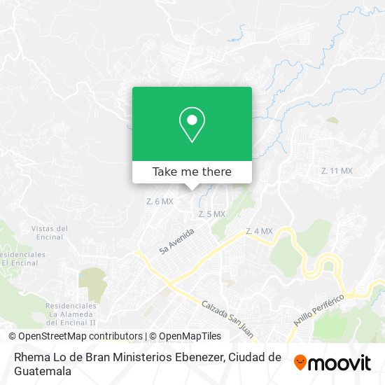 Rhema Lo de Bran Ministerios Ebenezer map