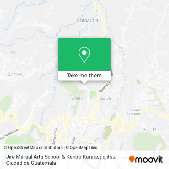 Mapa de Jire Martial Arts School & Kenpo Karate, jiujitsu