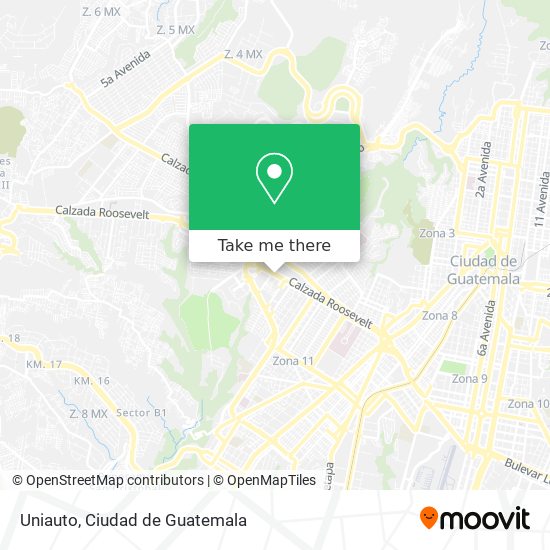 Uniauto map