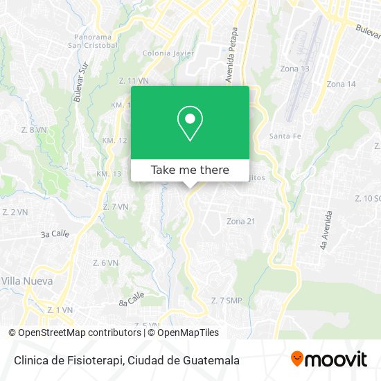 Clinica de Fisioterapi map