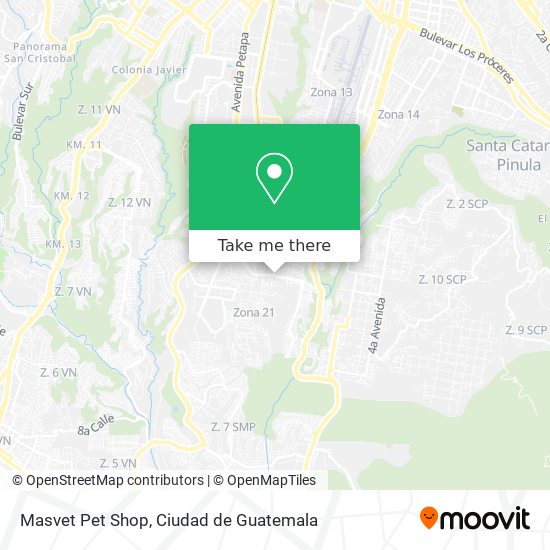 Masvet Pet Shop map