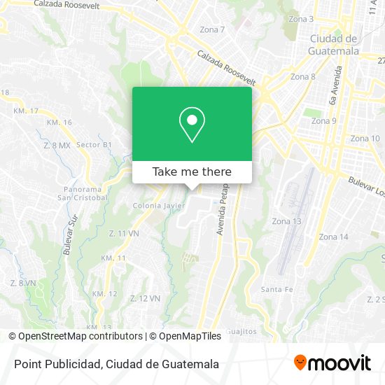 Point Publicidad map